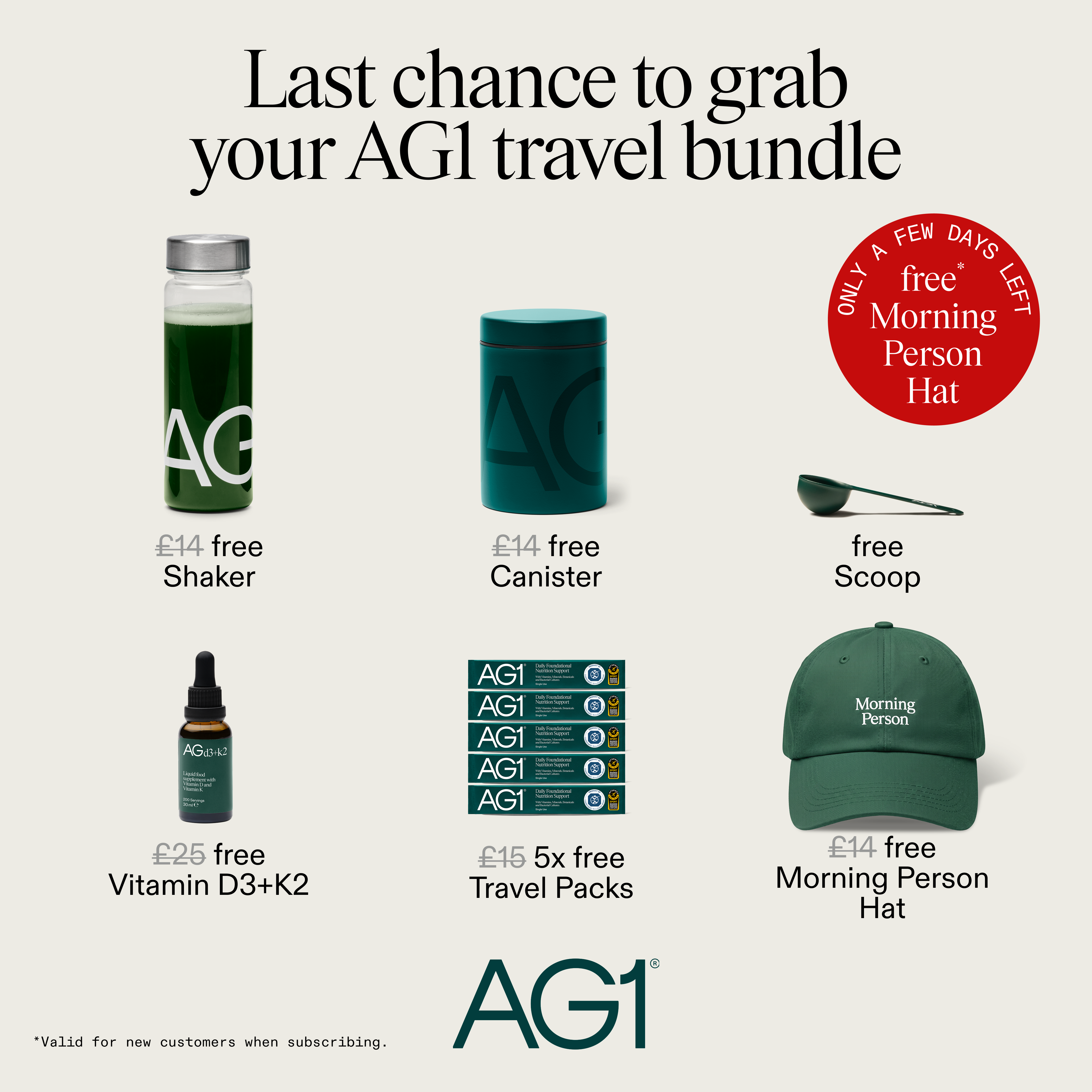 AG1 by Athletic Greens Facebook ad