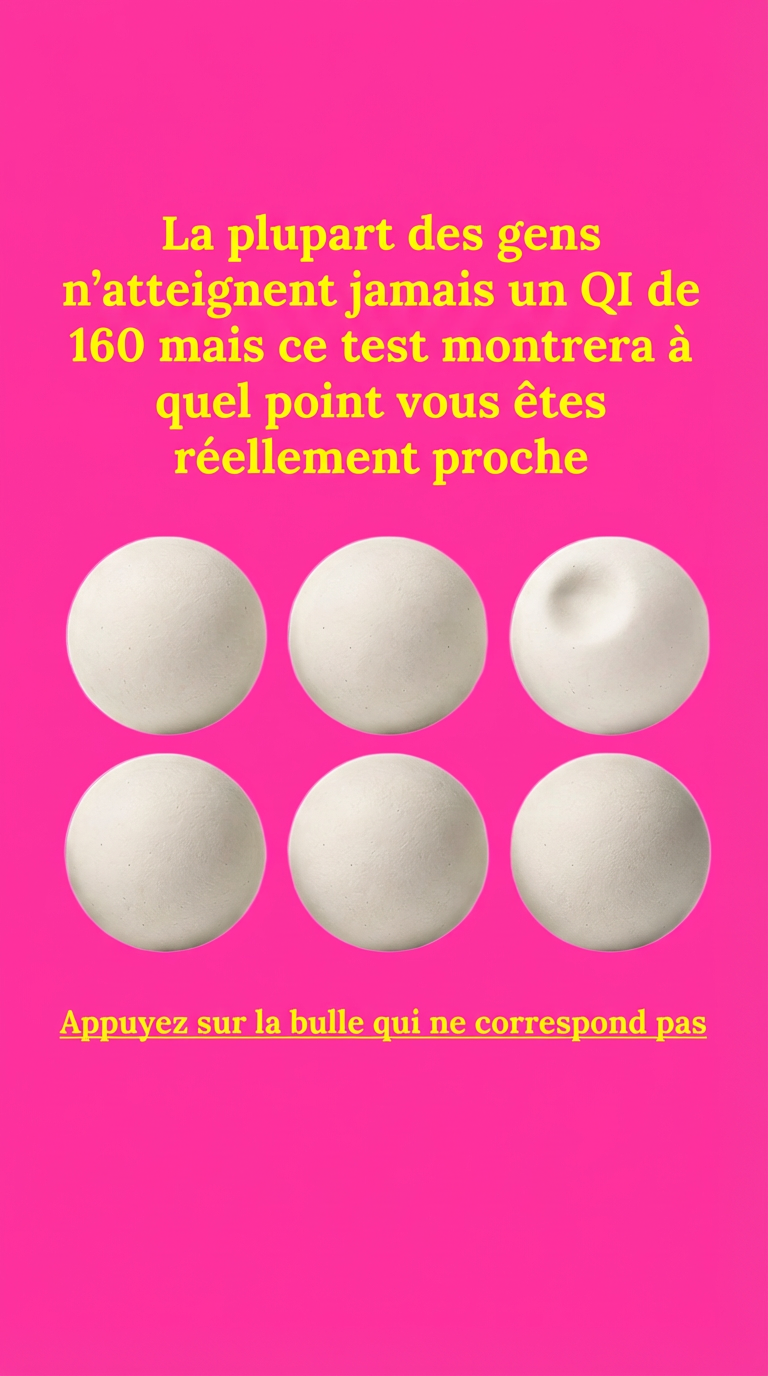 International IQ test Facebook ad