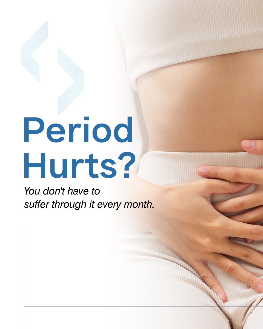 Sellastic Facebook ad: Period pain? We’ve got your back.