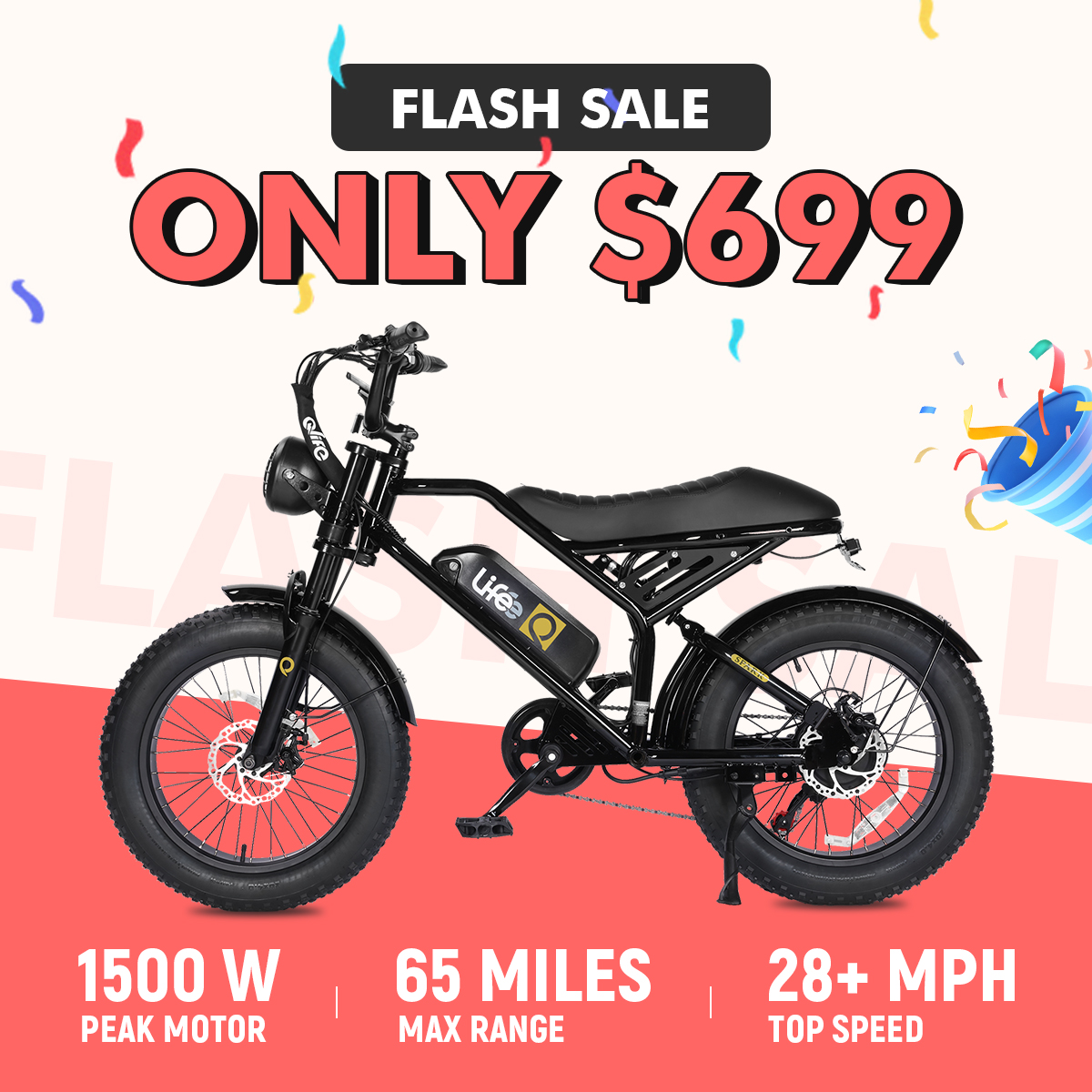 Qlife ebike Facebook ad