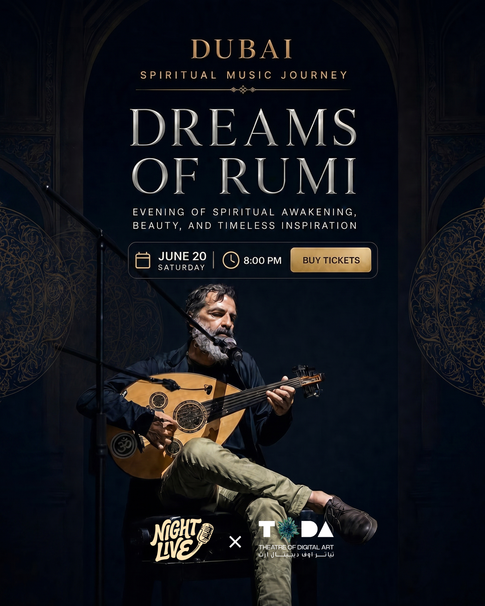 TODA Dubai - Theatre of Digital Art Facebook ad from Jun 7, 2026