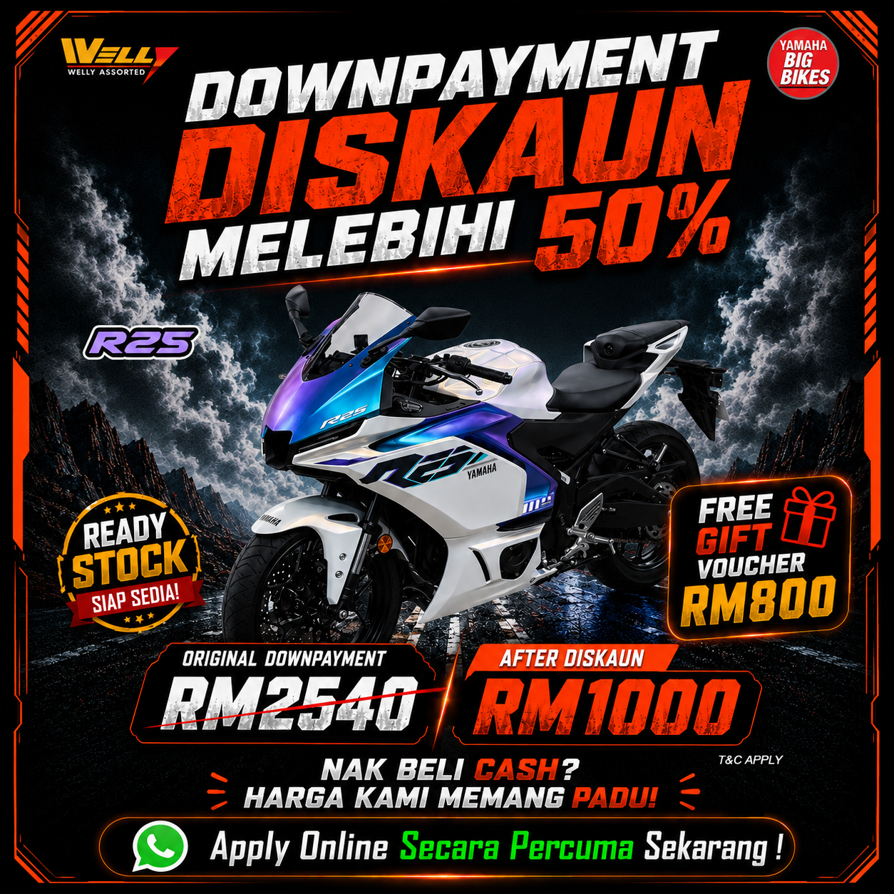 Welly Assorted Motor Rawang Facebook ad