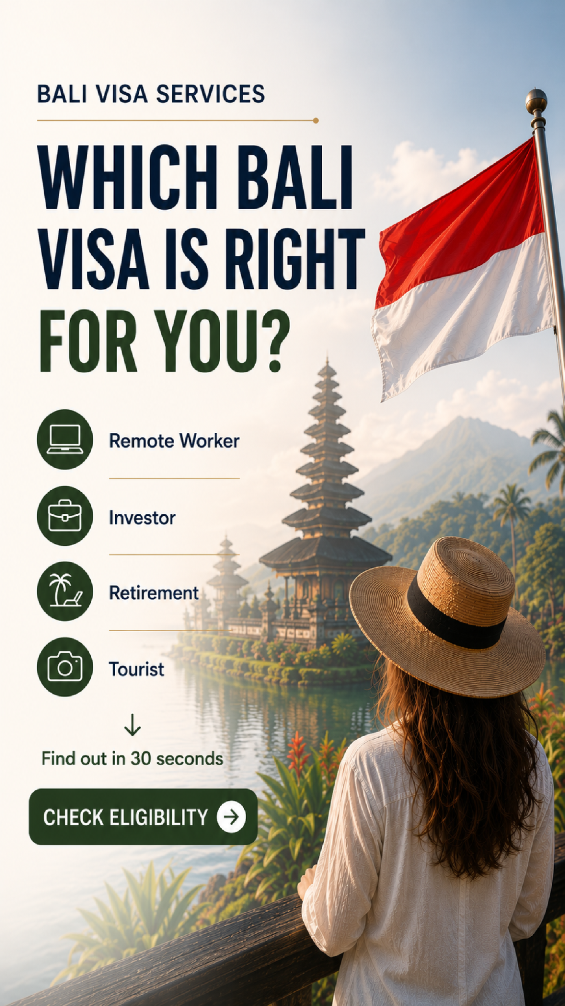 Moveabroadiq Facebook ad: Move to Bali Legally, Avoid Costly Mistakes