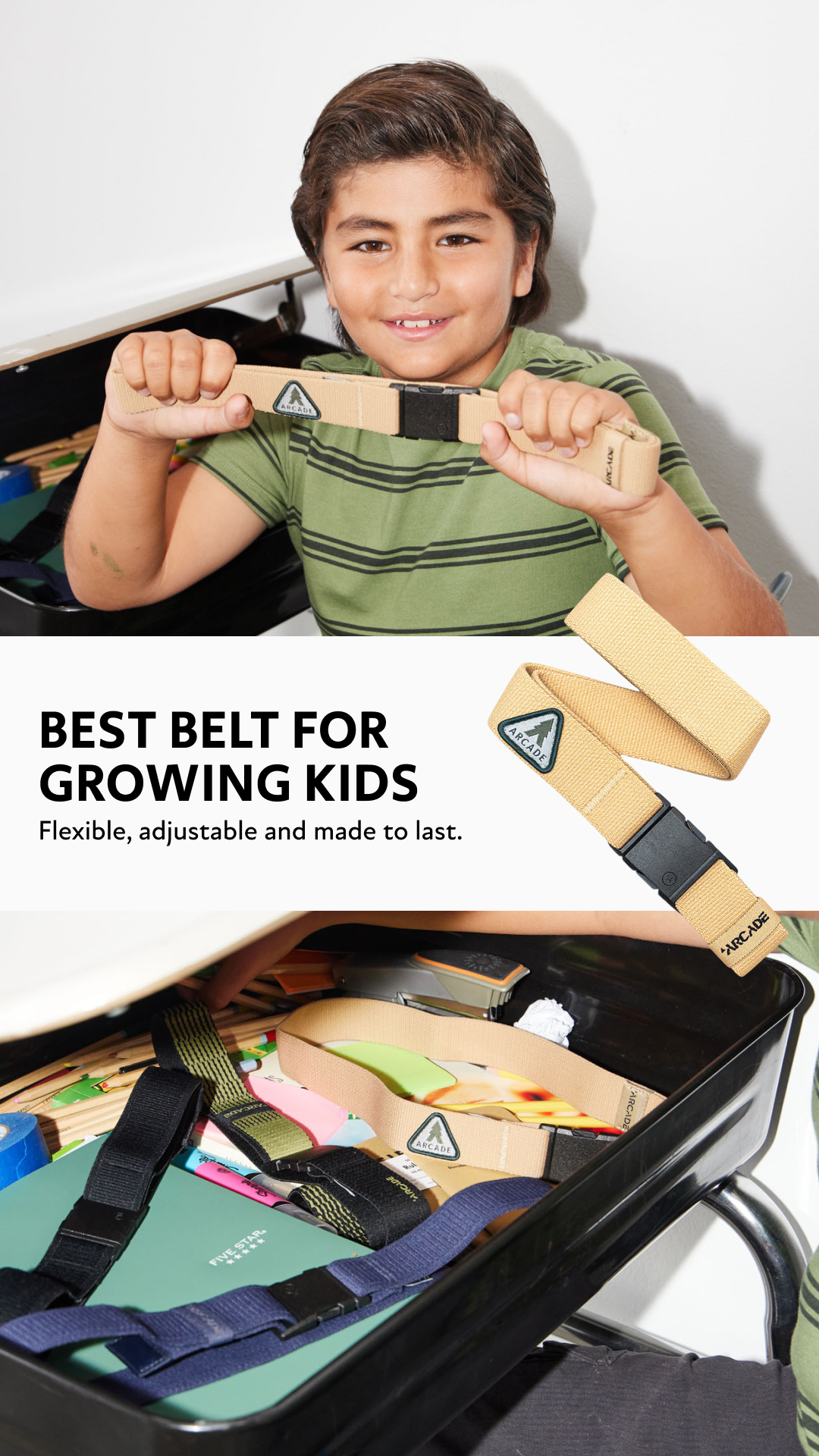Arcade Belts Facebook ad