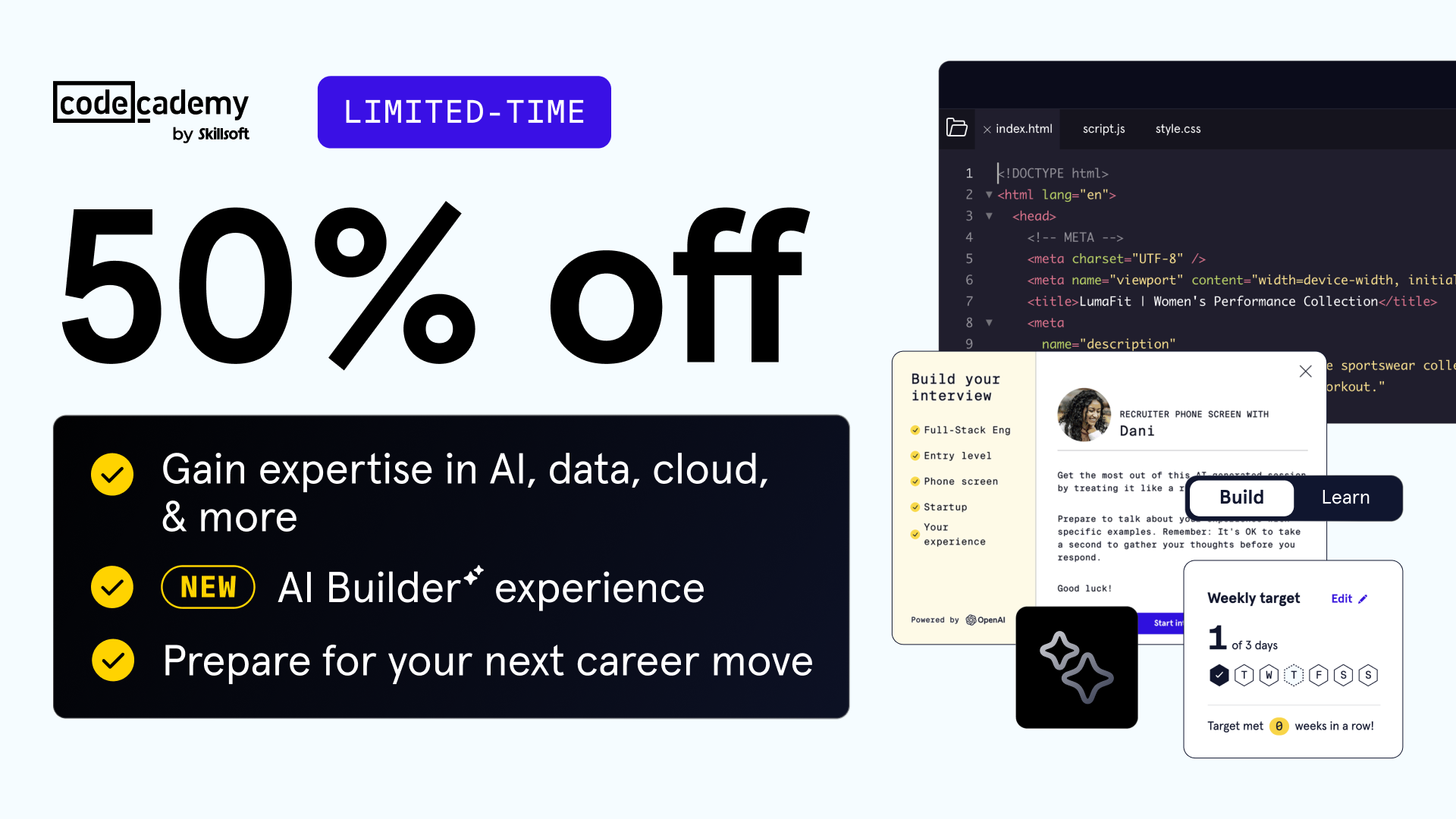 Codecademy Facebook ad