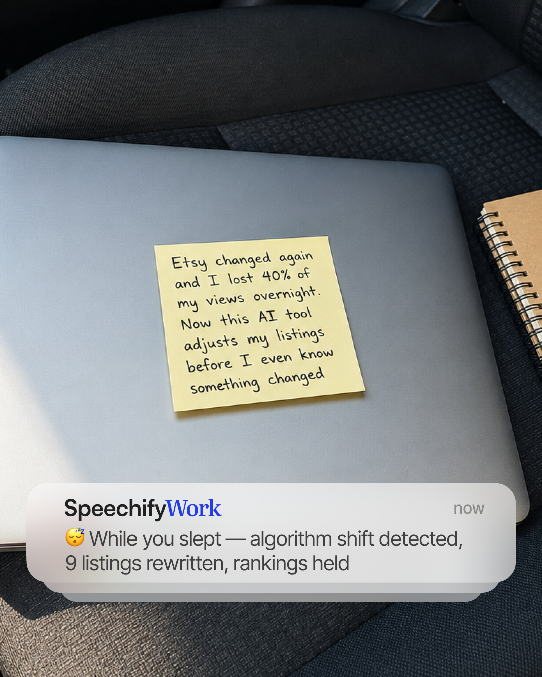 Speechify Facebook ad