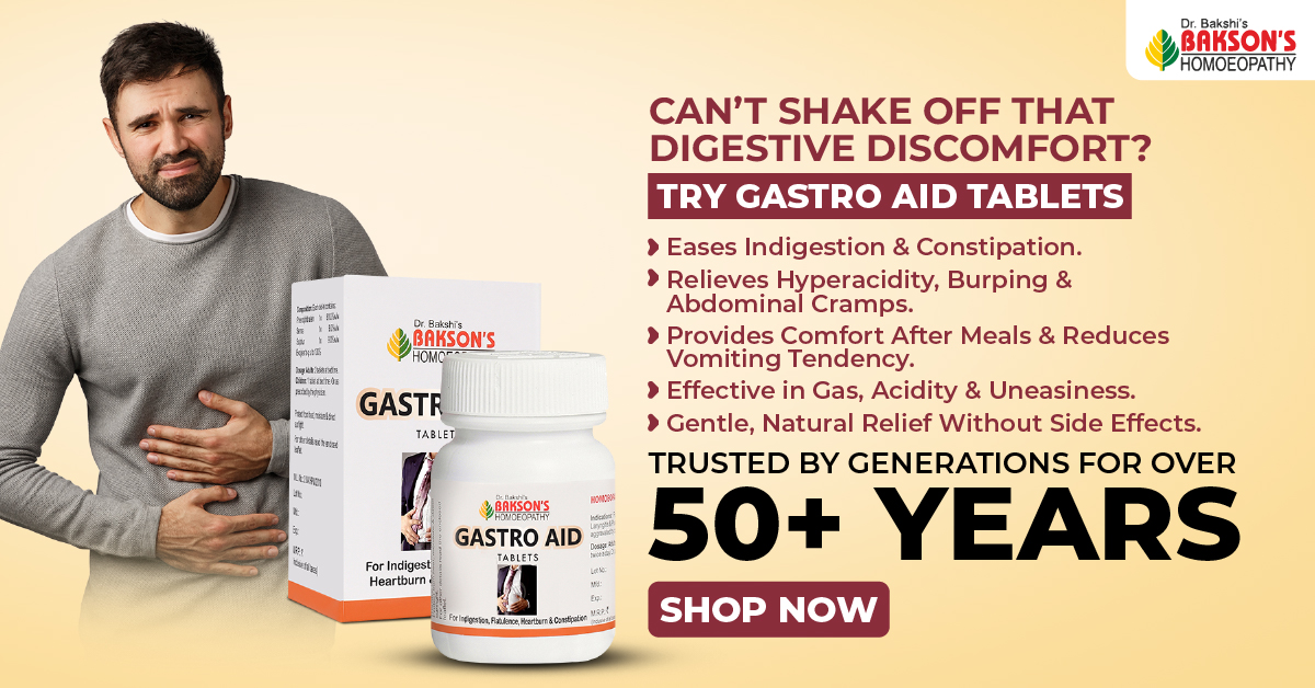 Bakson's Homoeopathy Facebook ad