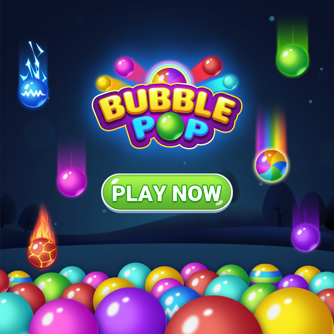 Bubble Pop IG Facebook ad