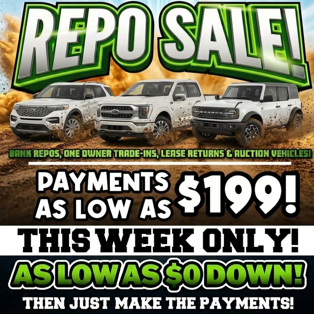 Spikes Ford Events & Offers - Mission, TX Facebook ad: 𝐑𝐄𝐏𝐎 𝐒𝐀𝐋𝐄 Bank repos, lease returns, and trade-ins…