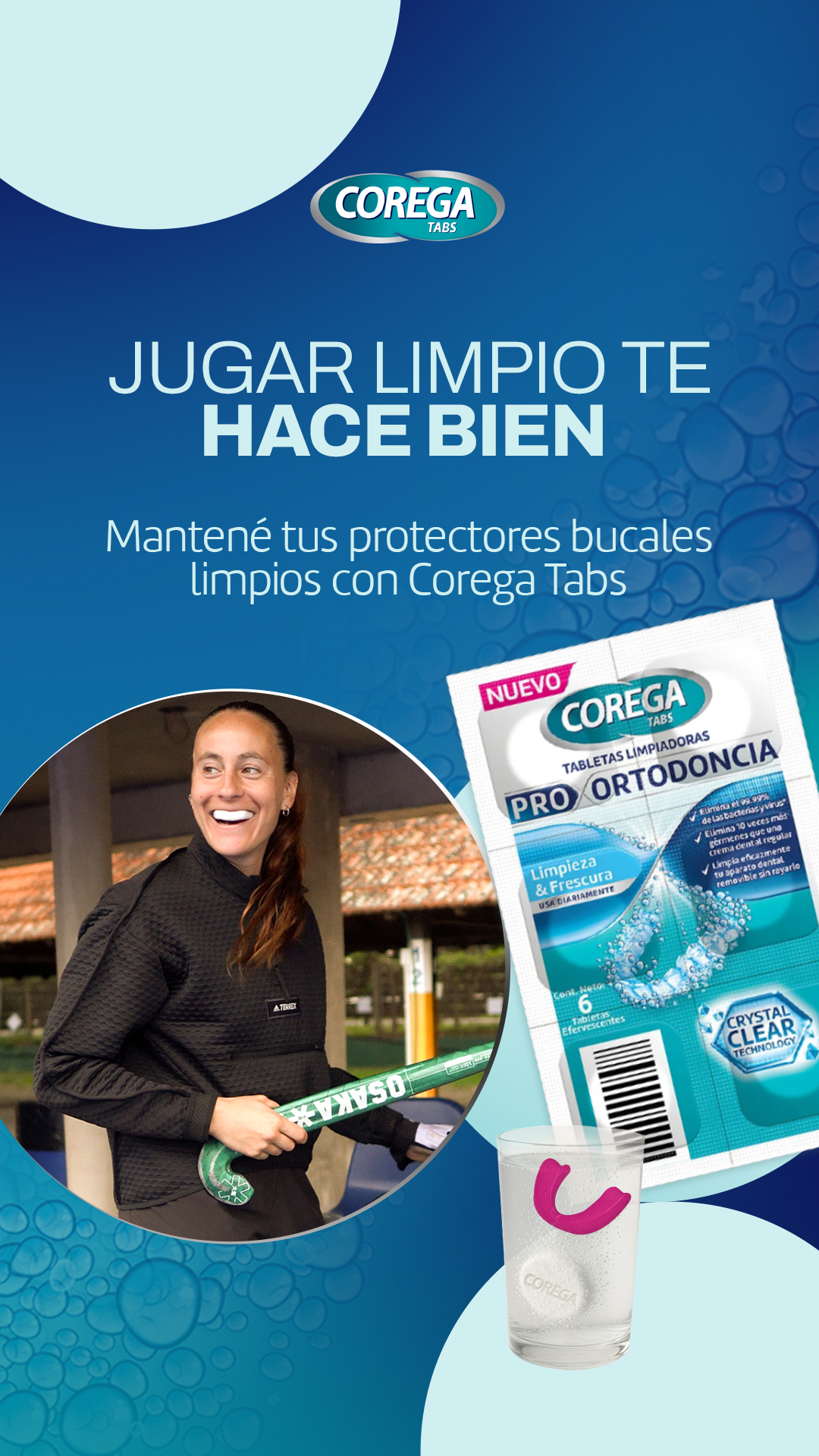 Corega Argentina Facebook ad from Mar 5, 2026