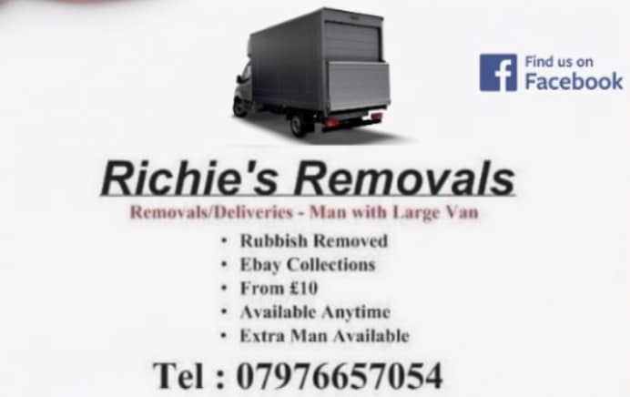 Richie's Removals Facebook ad: Richie’s Removals
