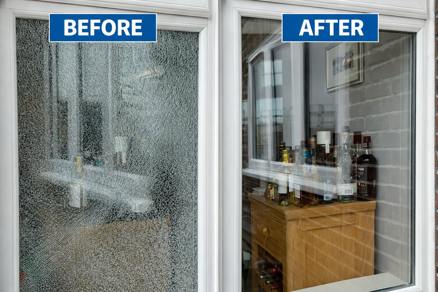 Taylor Made Glazing Ltd Facebook ad: Do you have a broken or misted up…