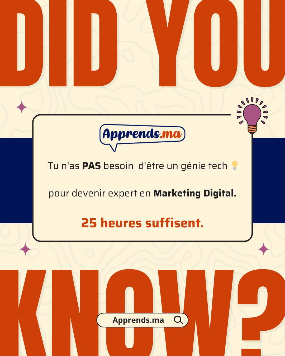 Apprends.ma Facebook ad