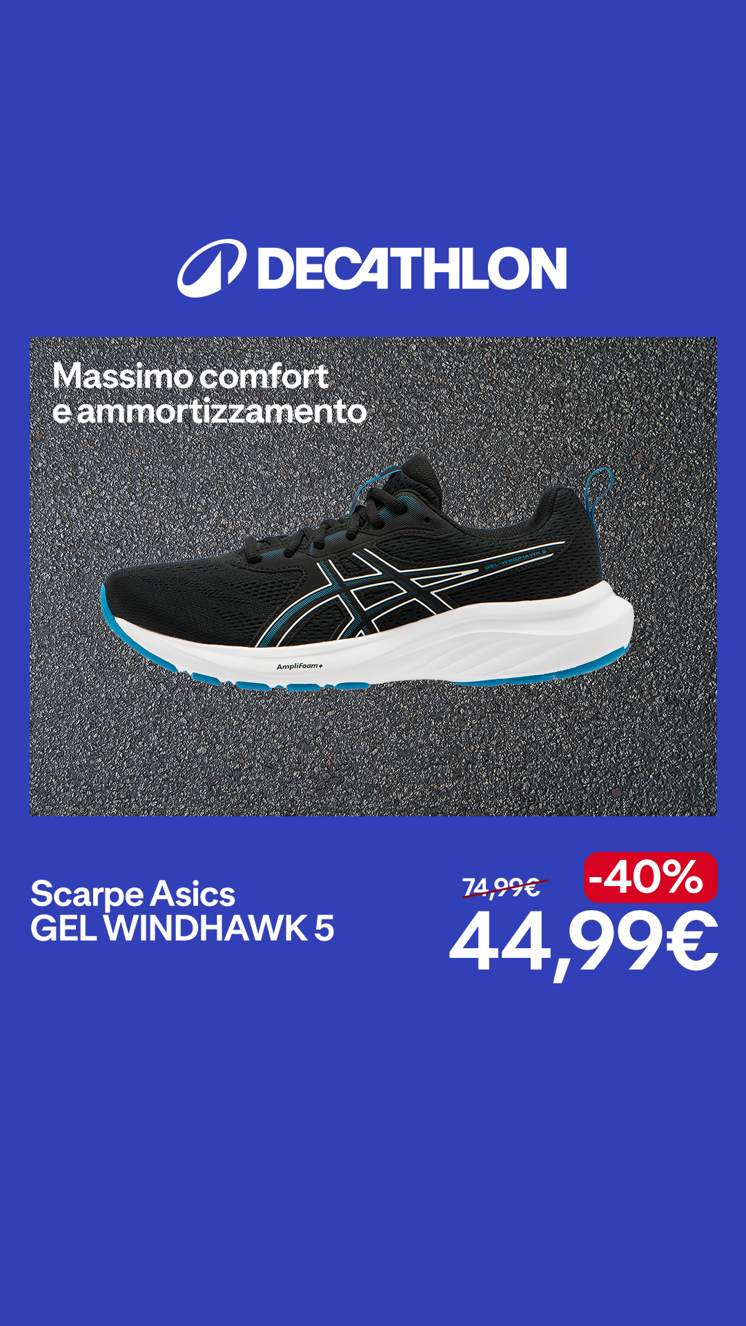 Decathlon Italia Facebook ad from Aug 20, 2026