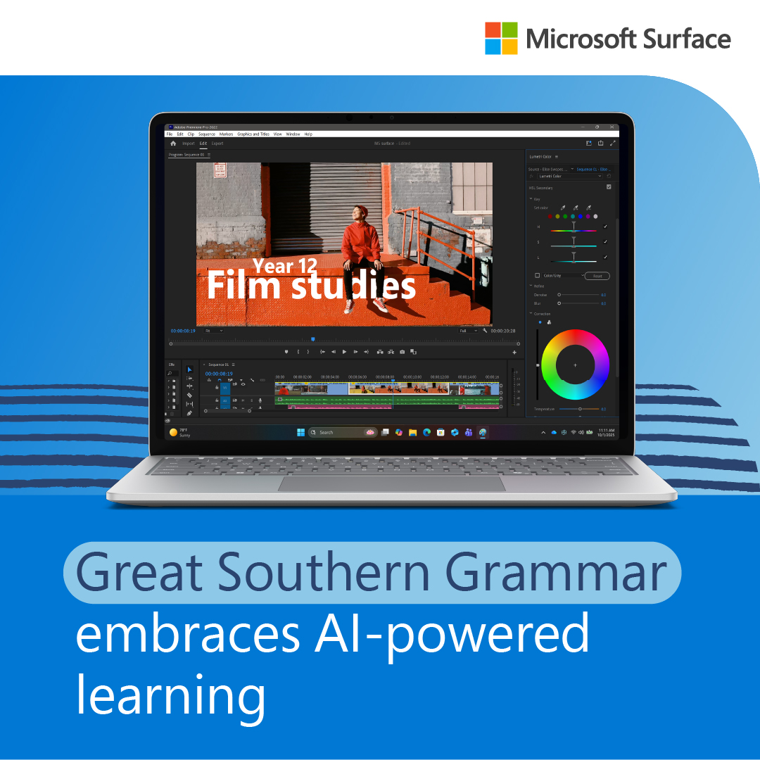 Microsoft Australia Education Facebook ad