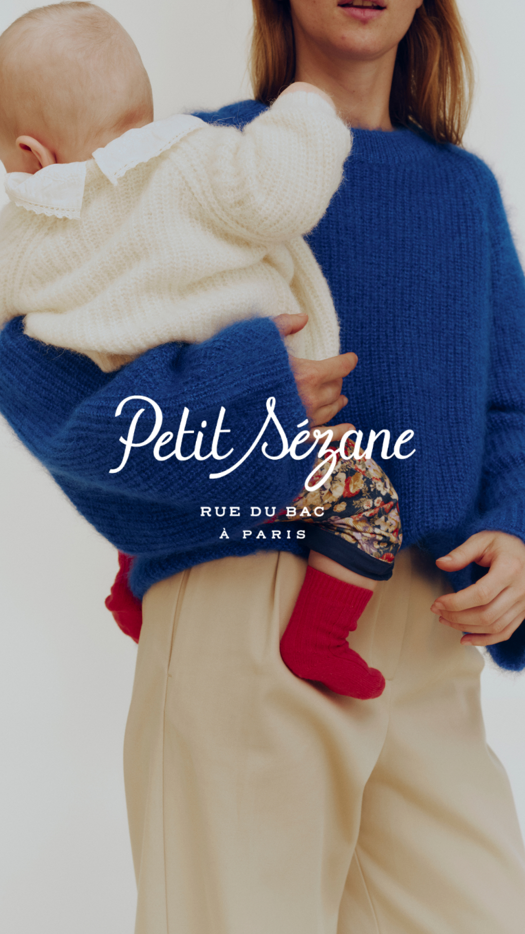 Petit Sézane Facebook ad: Des mailles pour la Naissance
