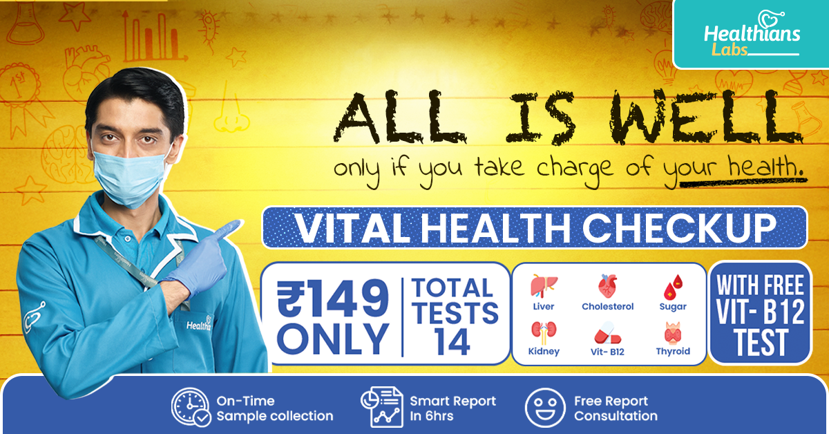 Healthians Facebook ad