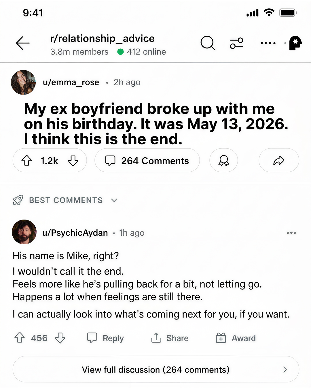 Your Relationship Advisor Facebook ad