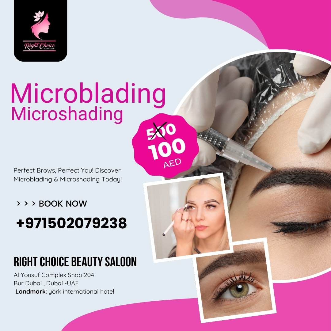Right Choice Beauty Saloon Dubai Facebook ad