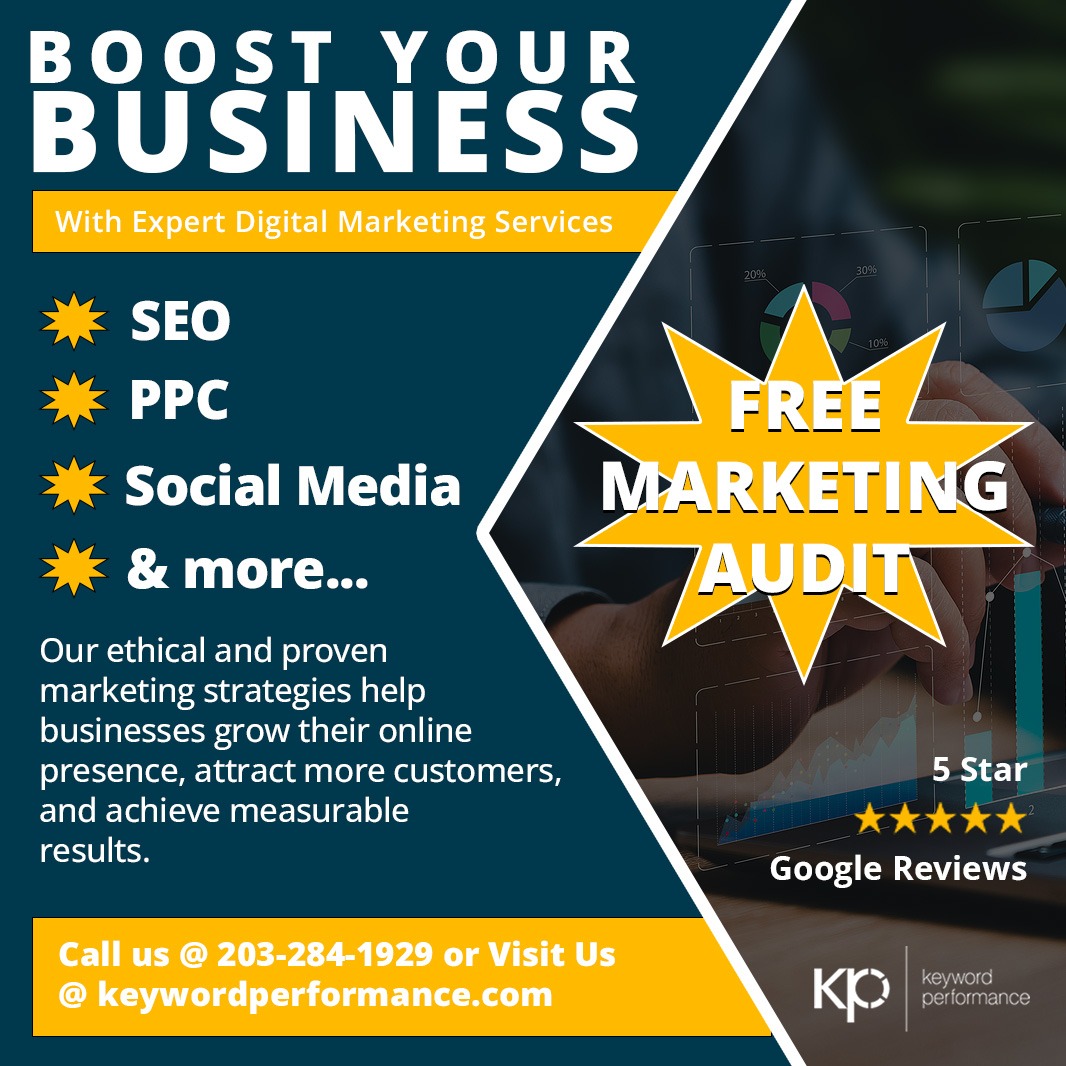 Keyword Performance LLC Facebook ad: Search Engine Optimization Company - SEO CT