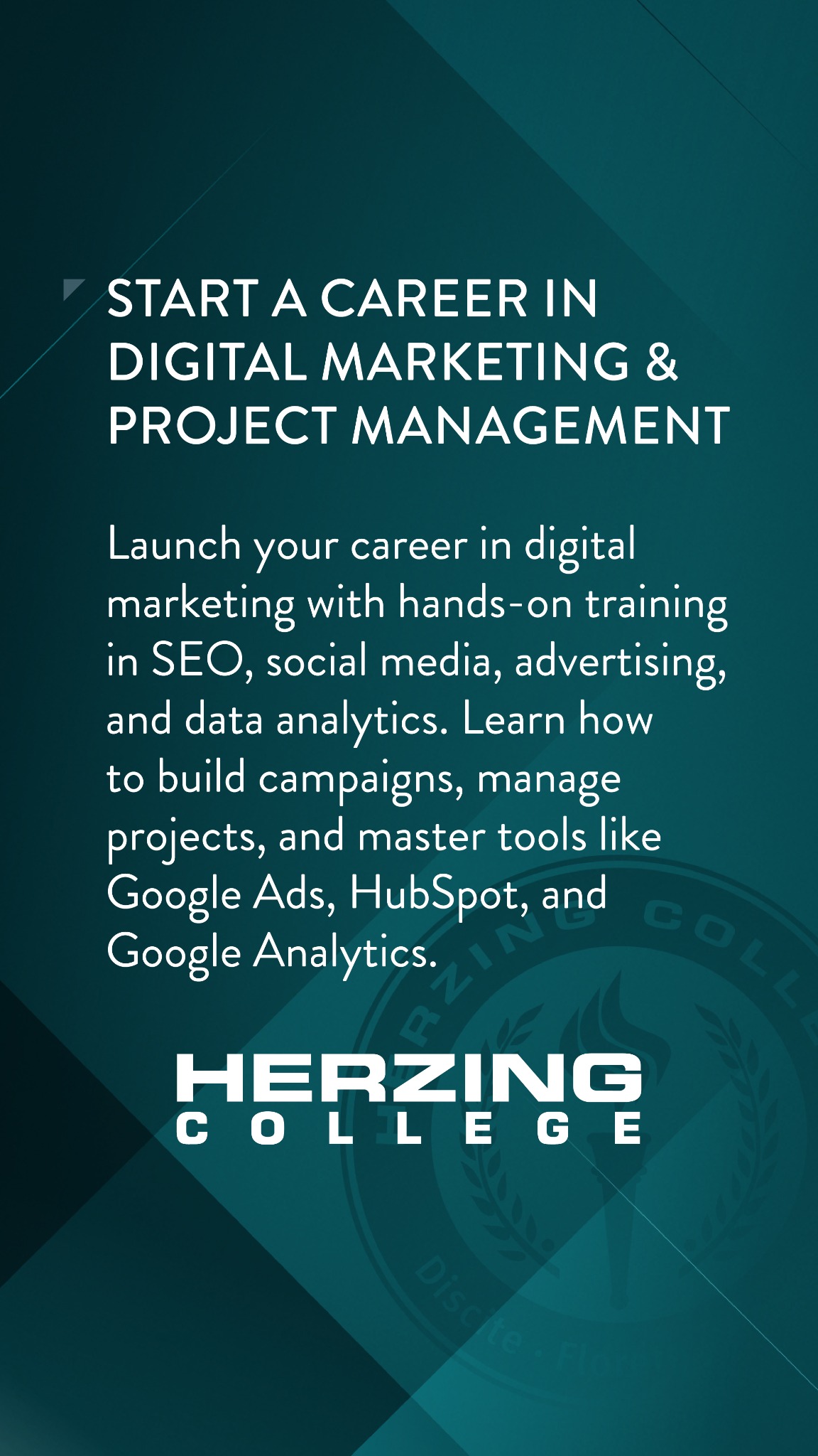 Herzing College Canada Facebook ad from May 27, 2026