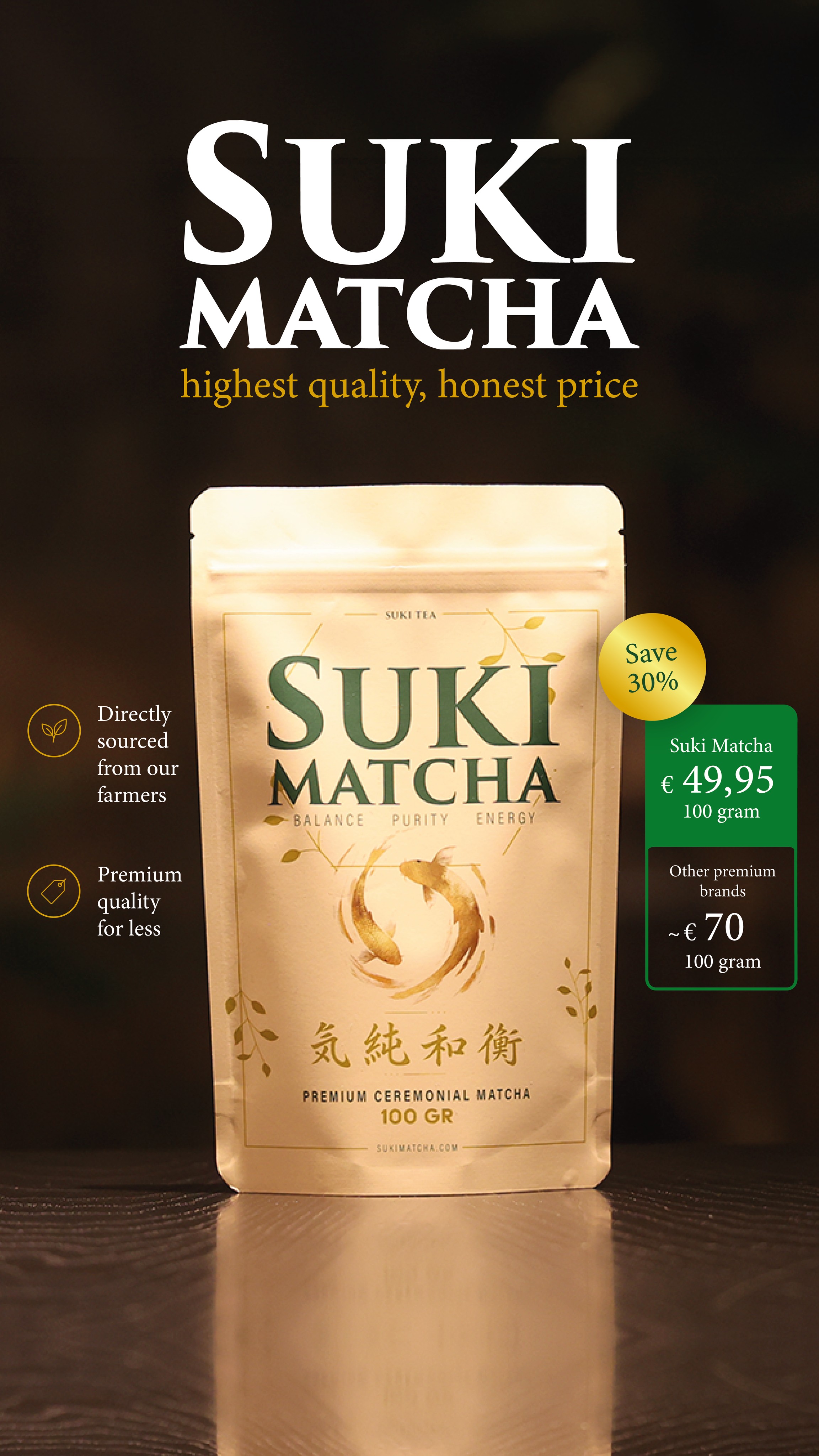Suki Matcha Facebook ad from Jul 8, 2026