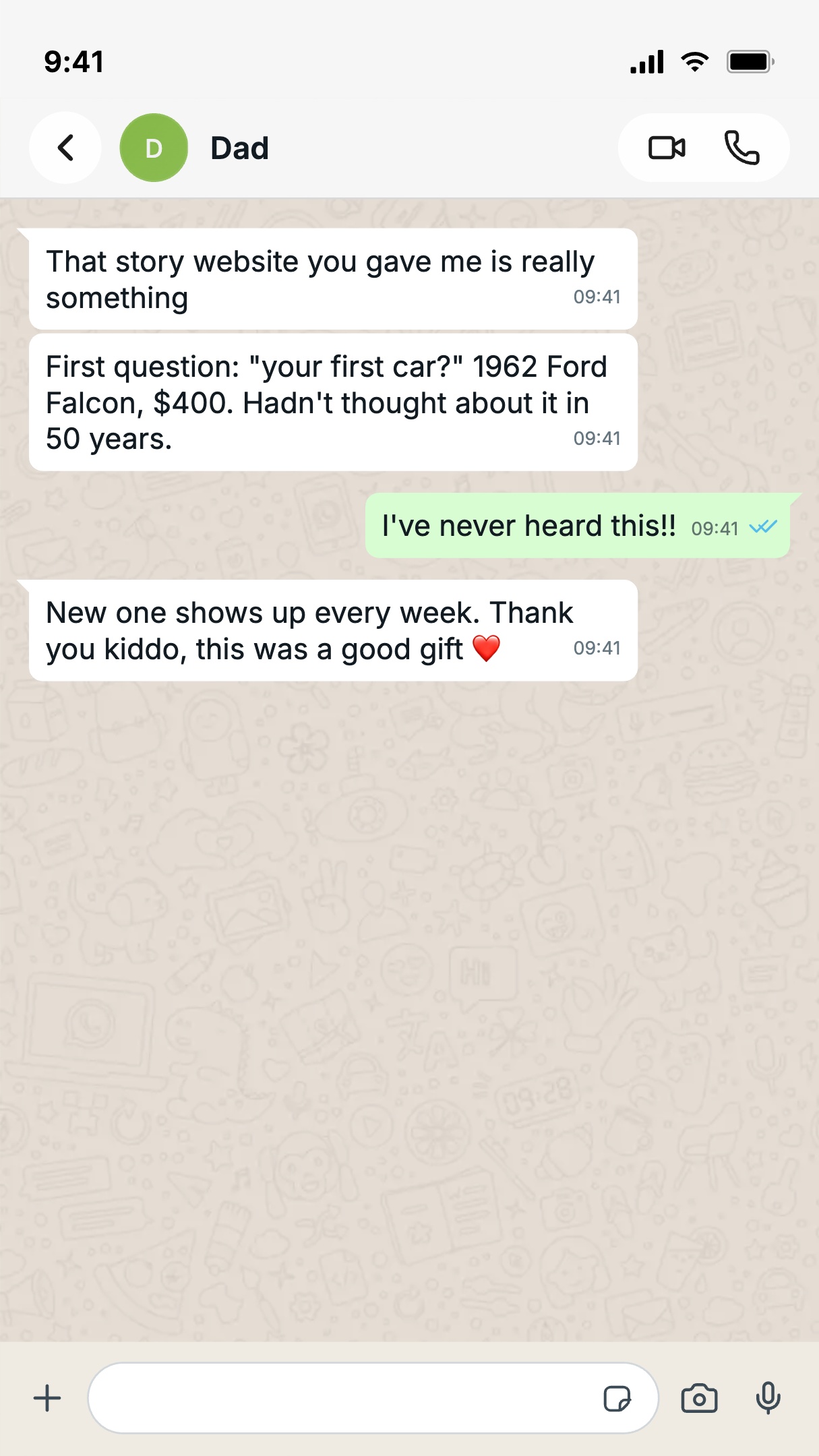 Storyworth Facebook ad