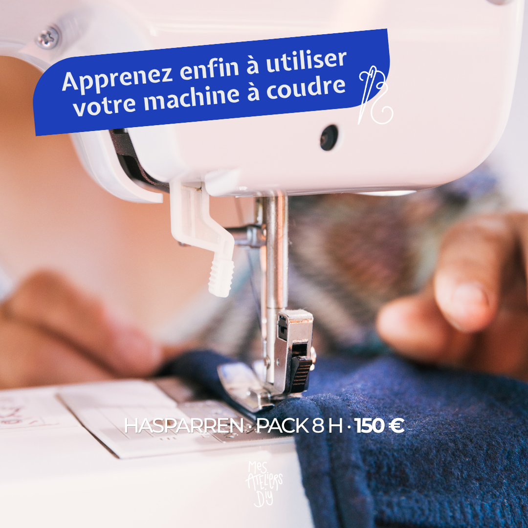 Mes Ateliers DIY Facebook ad: Réservez votre atelier Couture