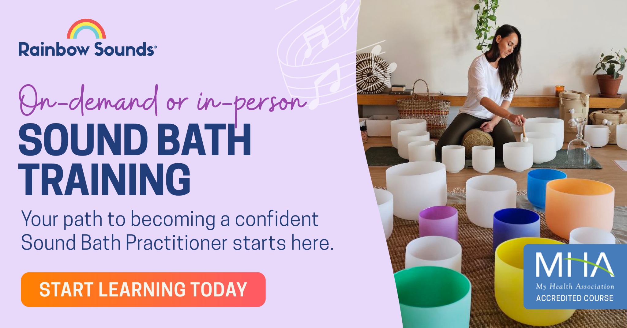 Rainbow Sounds Facebook ad