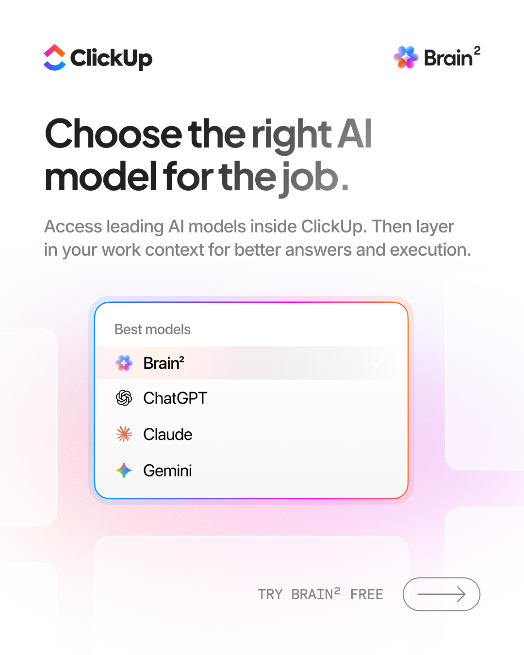 ClickUp Facebook ad