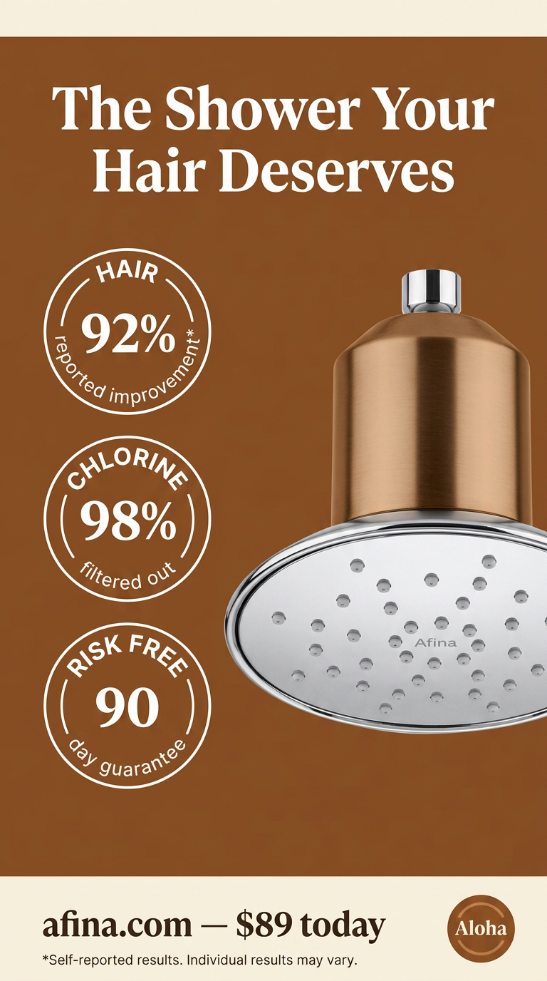 Afina Water Wellness Facebook ad