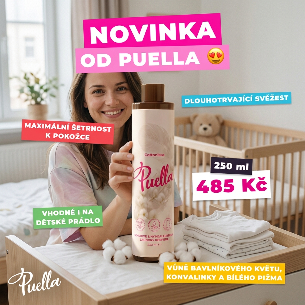 PUELLAvune.cz Facebook ad: Sensitive novinka Cottonissa