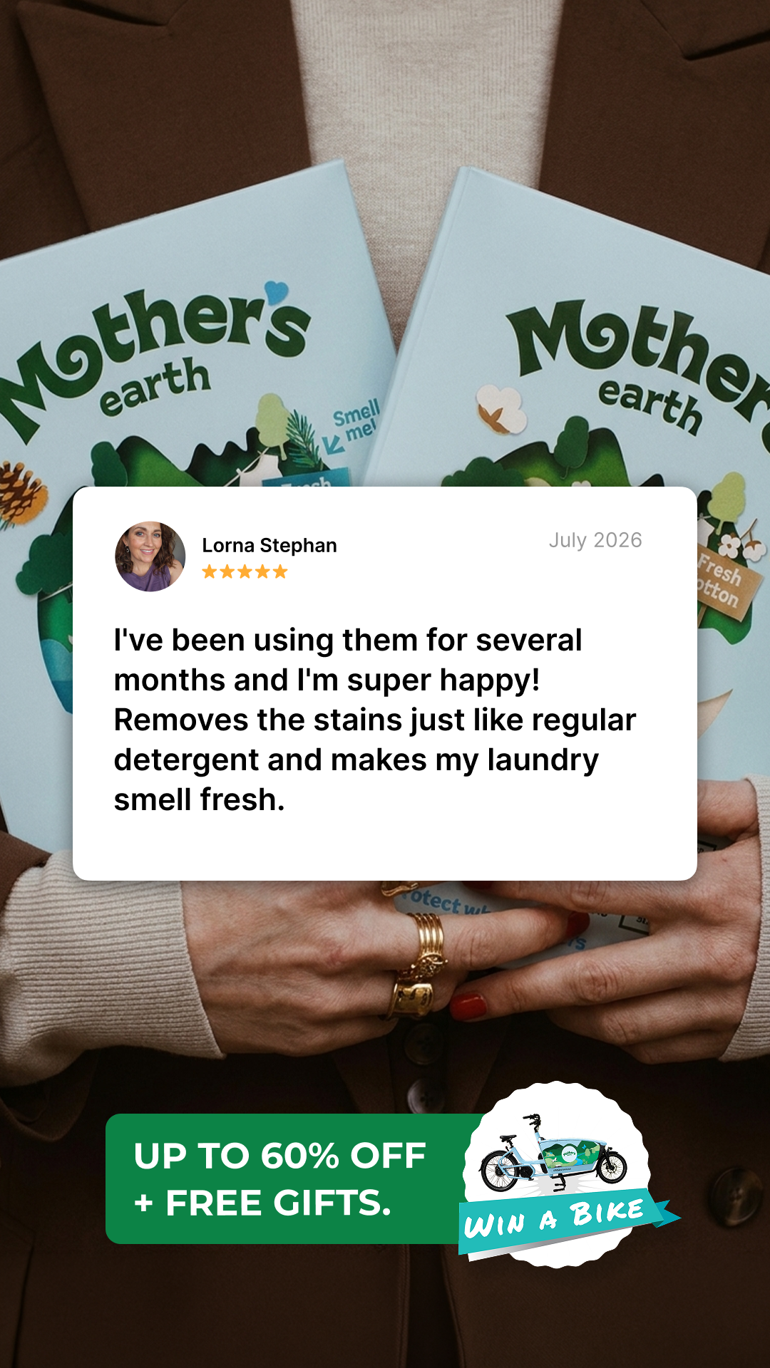 Mothers Earth Facebook ad