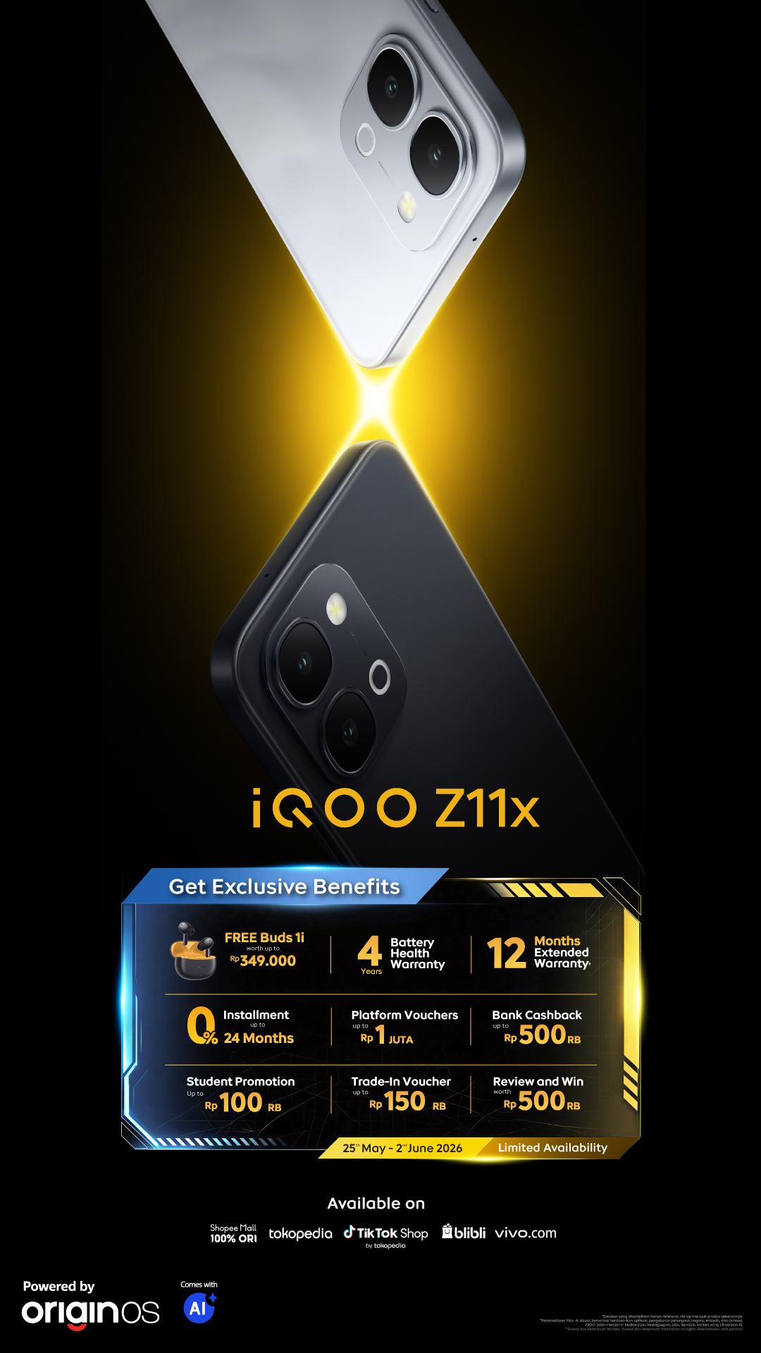 iQOO Indonesia Facebook ad from May 25, 2026