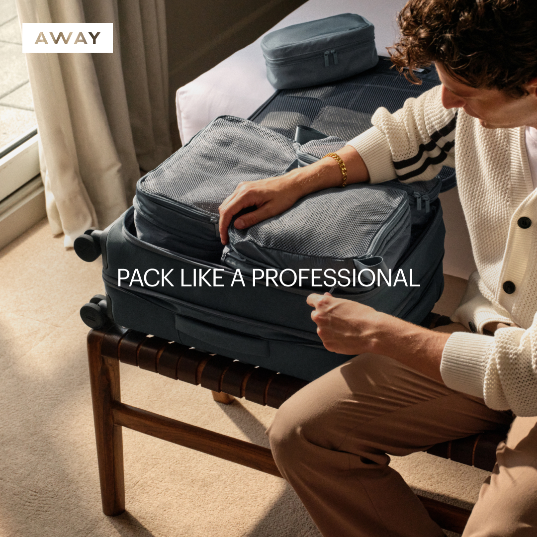 Away Facebook ad