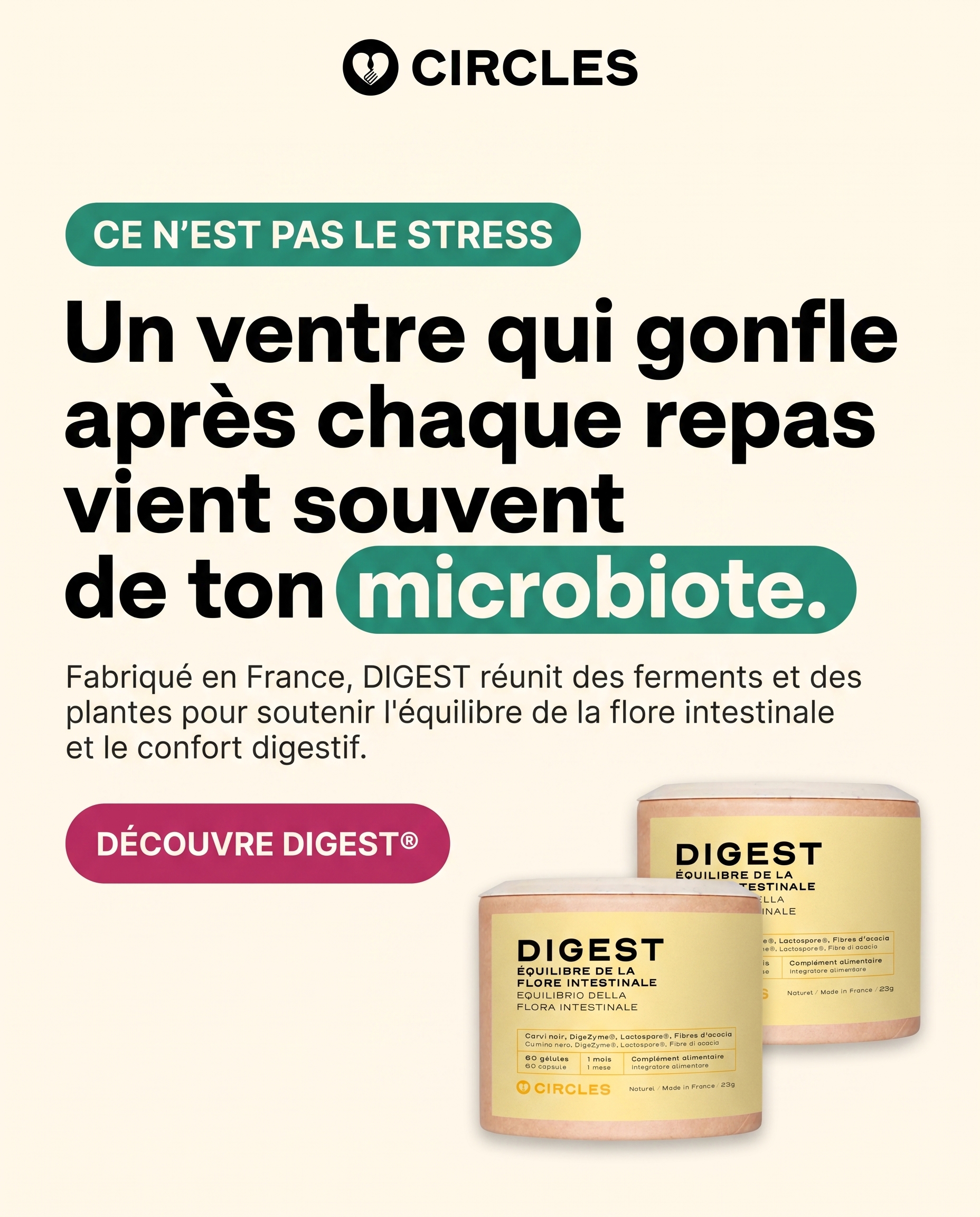 Circles Facebook ad