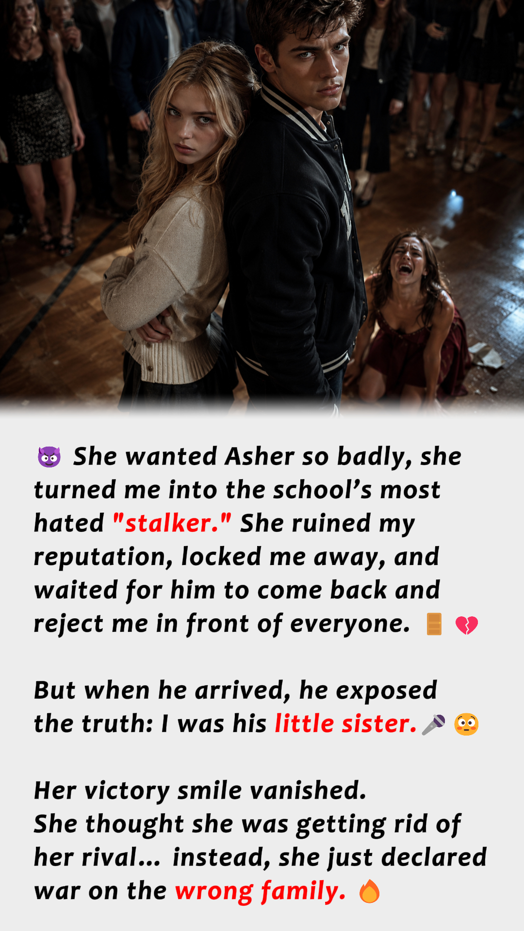 Novel-46 Facebook ad: Don't Mess with the Sister: The Most Satisfying Reality…