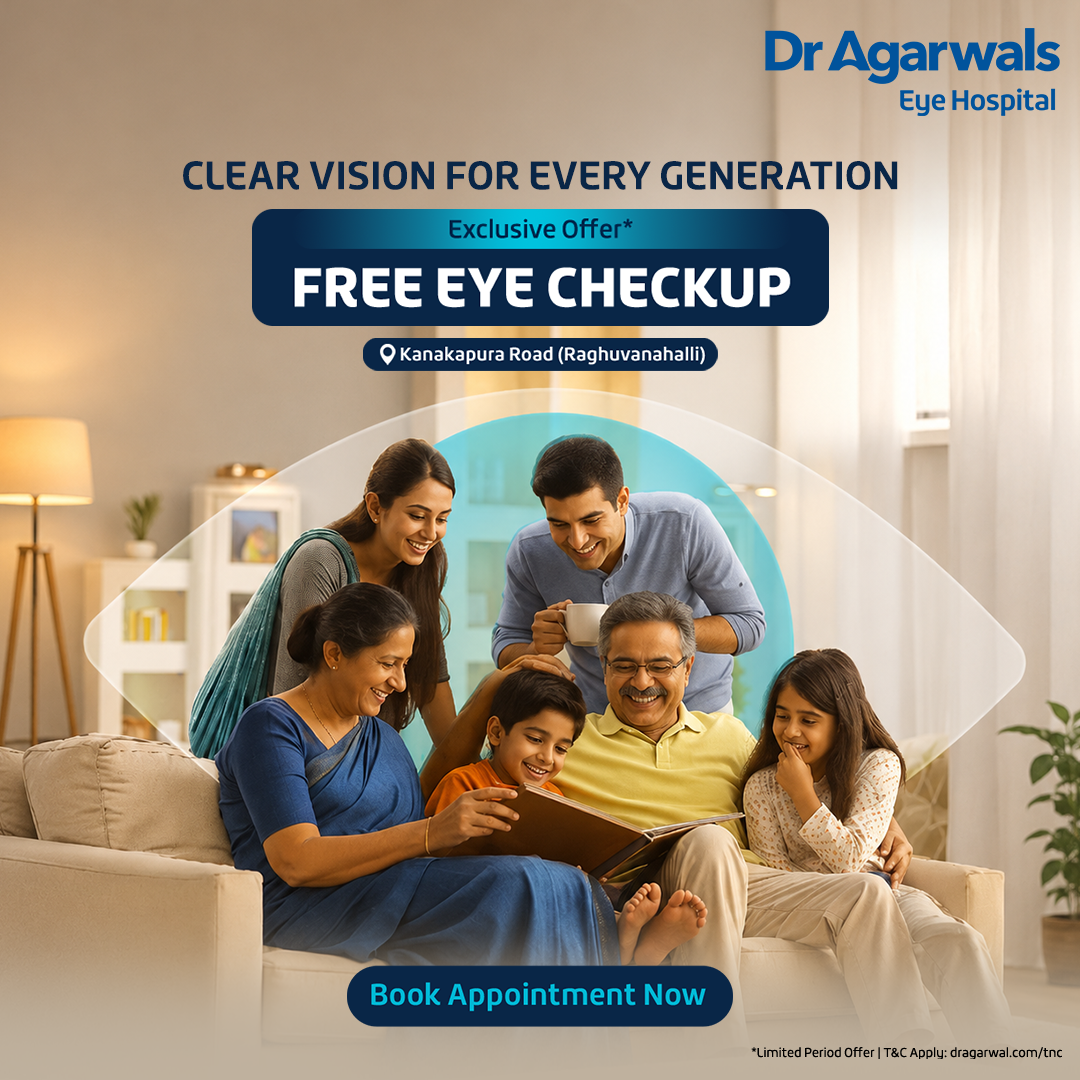 Dr Agarwal's Eye Hospital, Karnataka Facebook ad: Free Eye Checkup for All