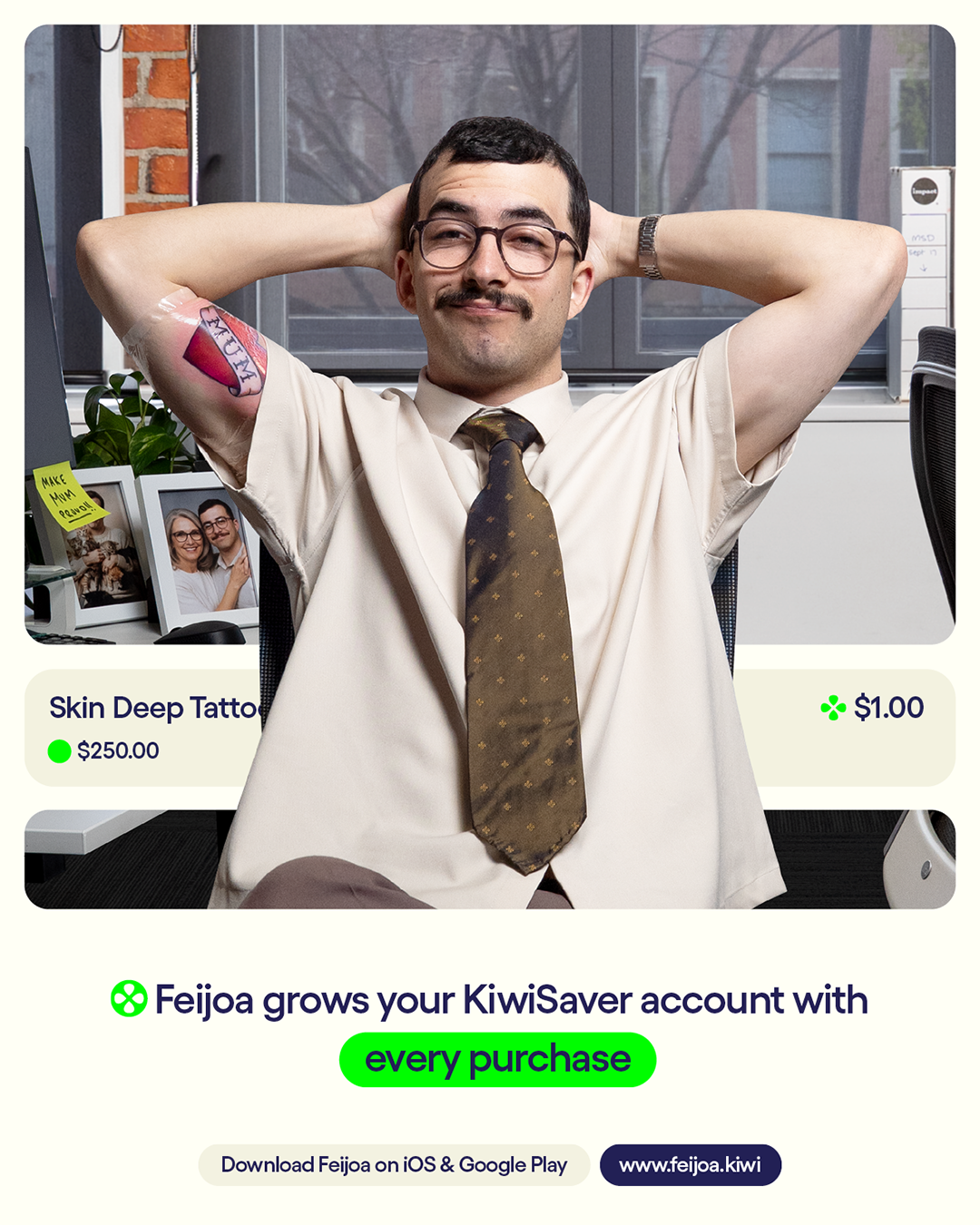 Feijoa Facebook ad: Feijoa | Save as You Spend