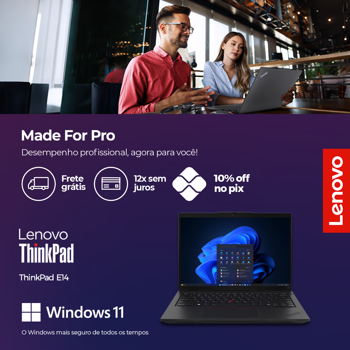 Lenovo Brasil Facebook ad