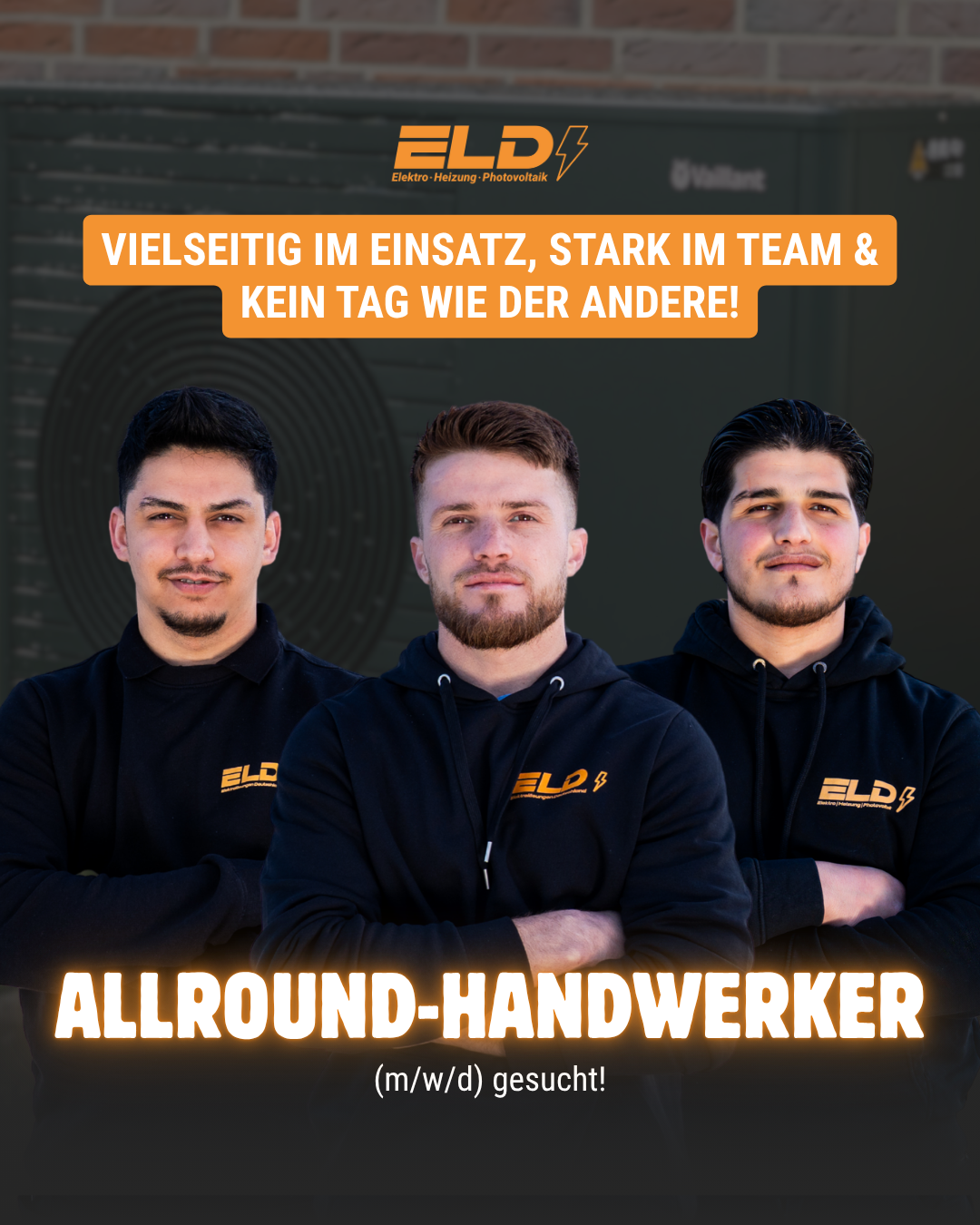 Elektrolösungen Deutschland Facebook ad: Allround-Handwerker (m/w/d) gesucht!