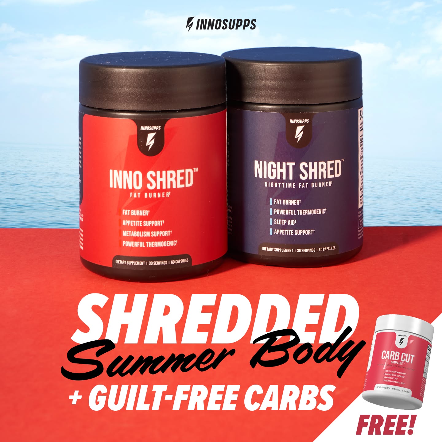Inno Supps Inno Shred Facebook ad