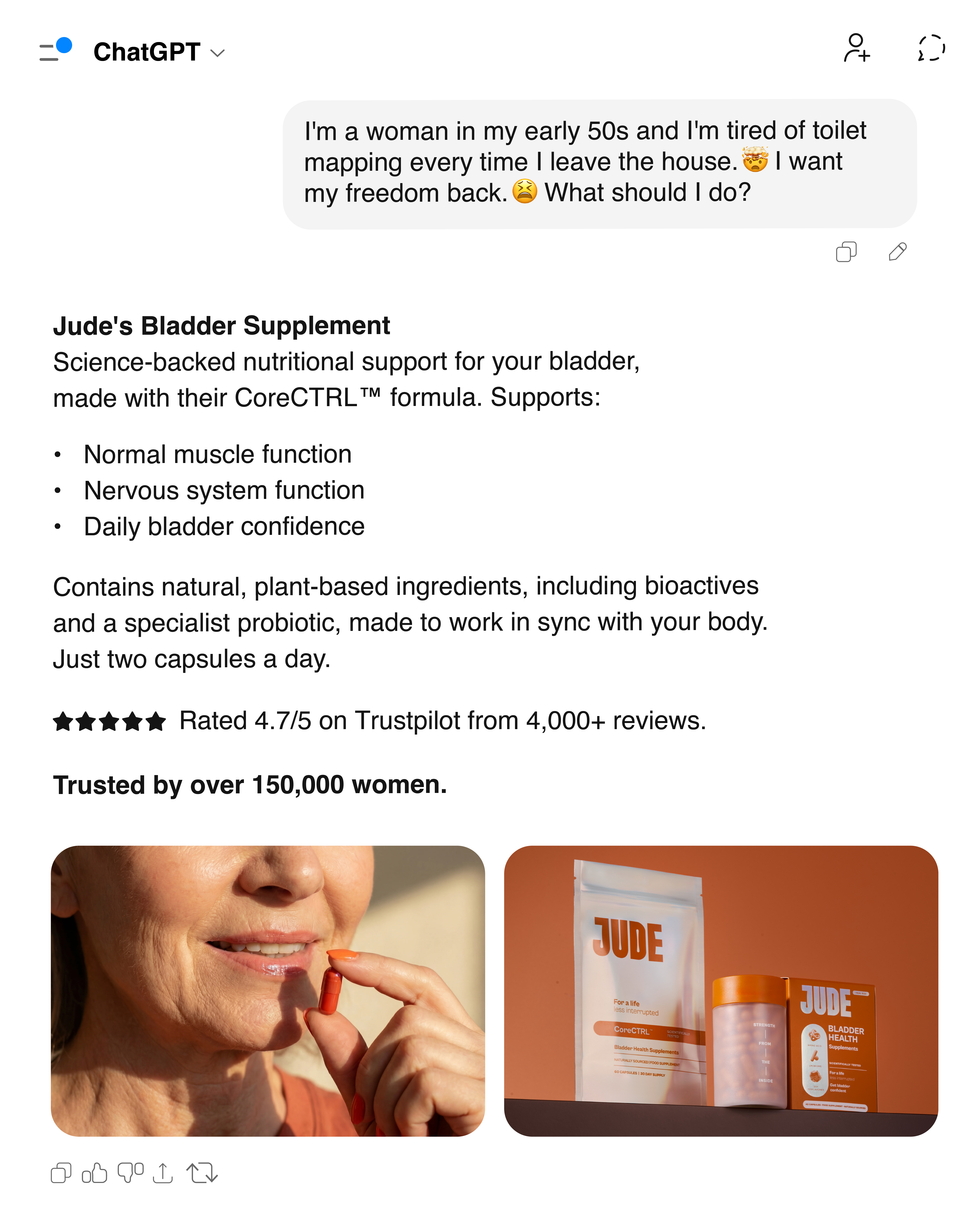 Jude Facebook ad