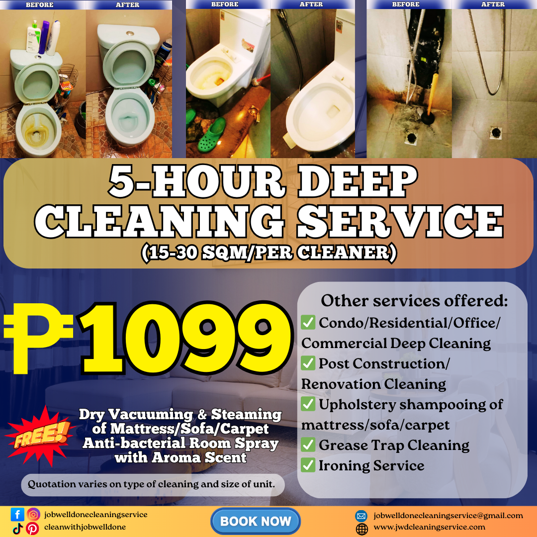 Job Well Done Cleaning Service Facebook ad