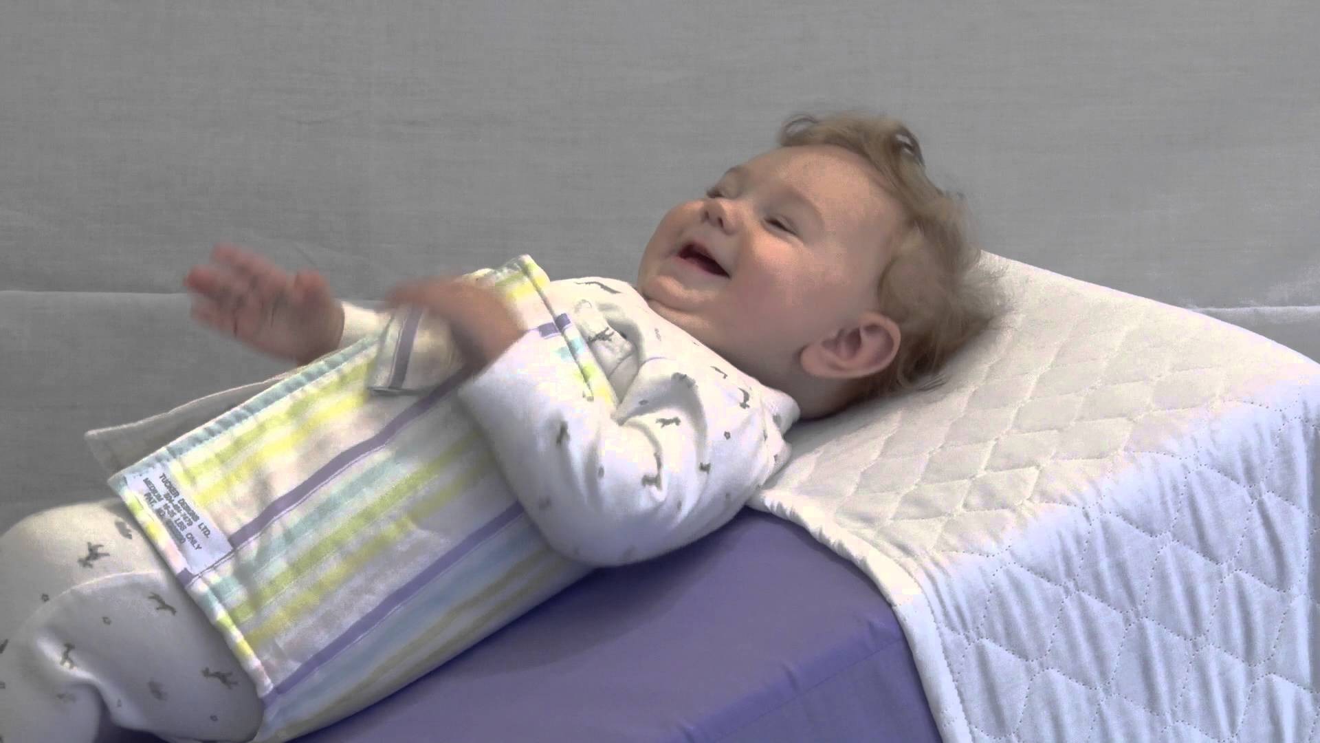 Tucker Sling Facebook ad: The Tucker Sling is designed to help babies…