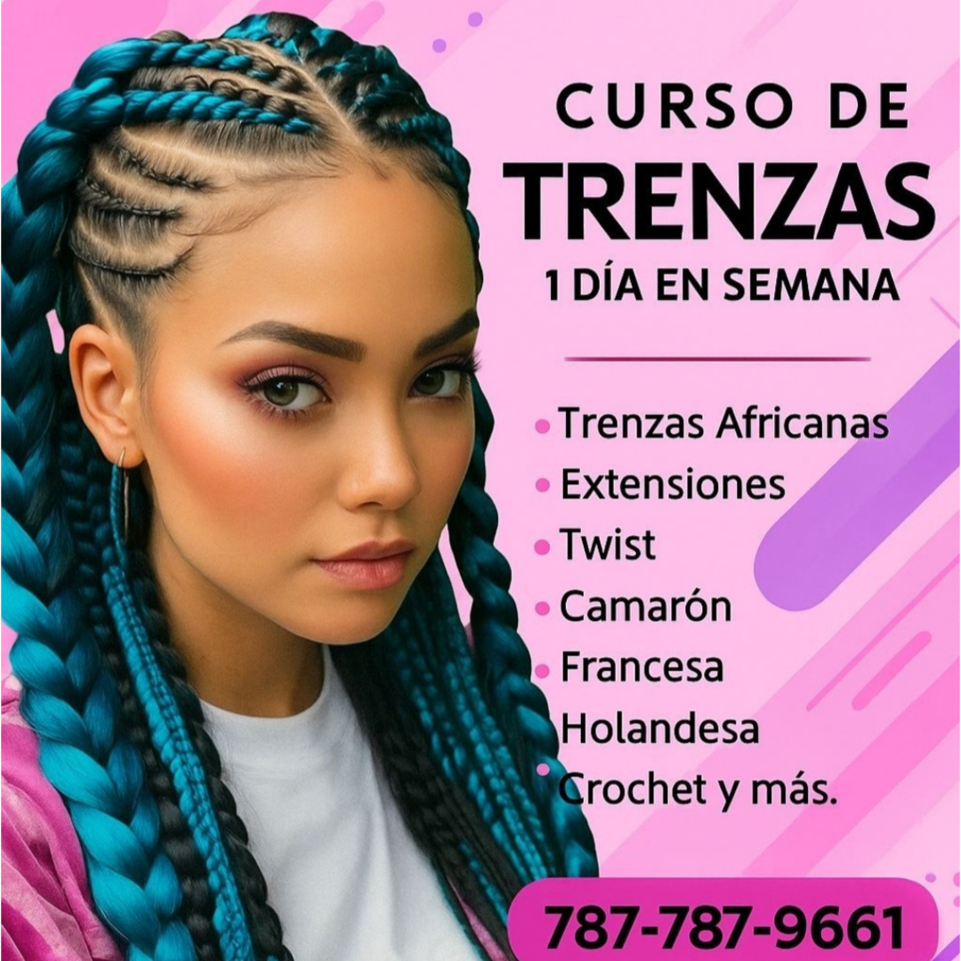 Leston College Facebook ad: El curso #1 en Trenzas