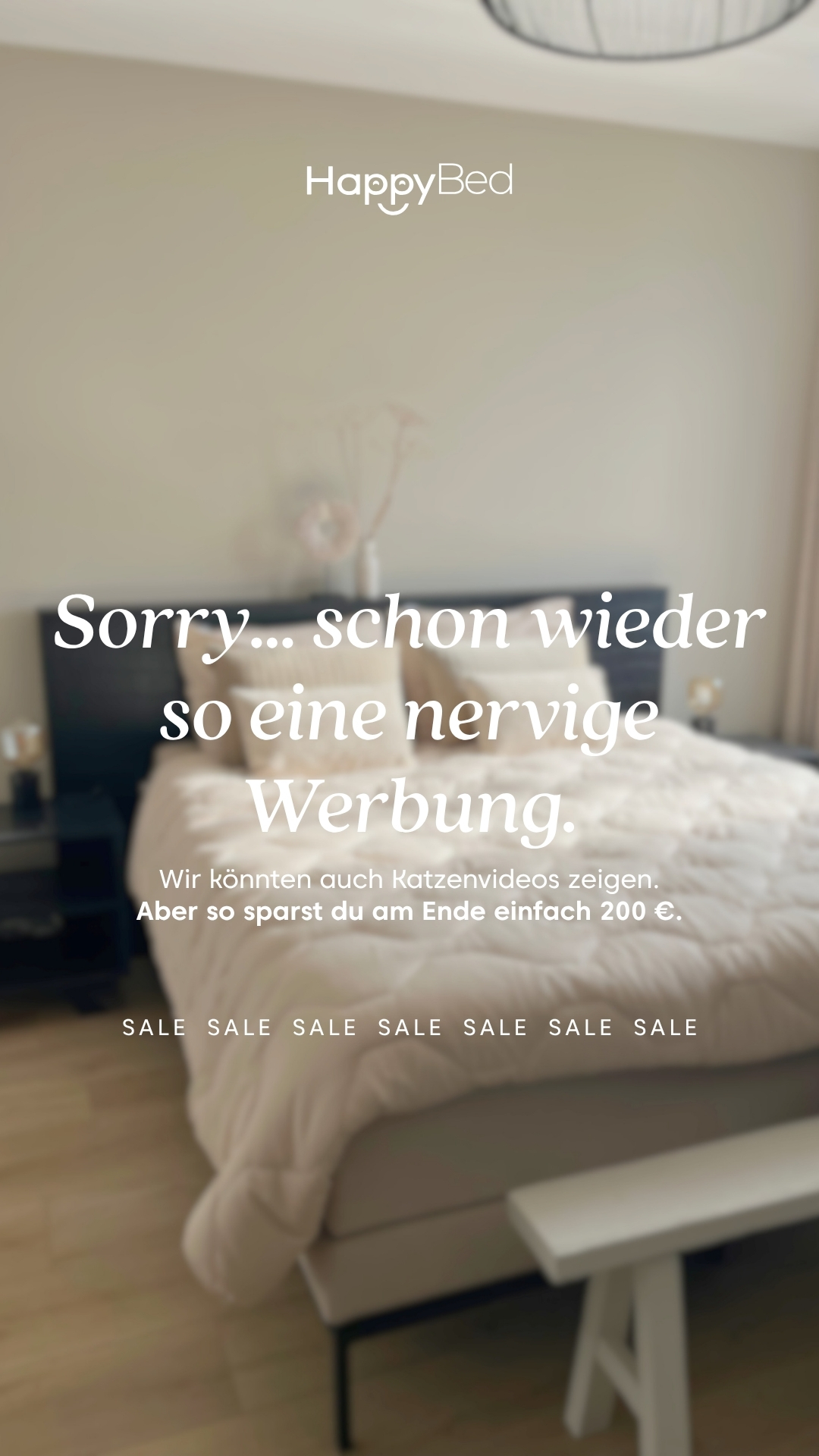 Thehappybed.de Facebook ad