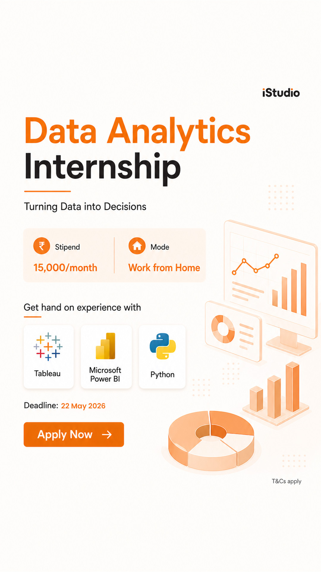 Internship Studio Facebook ad from May 8, 2026