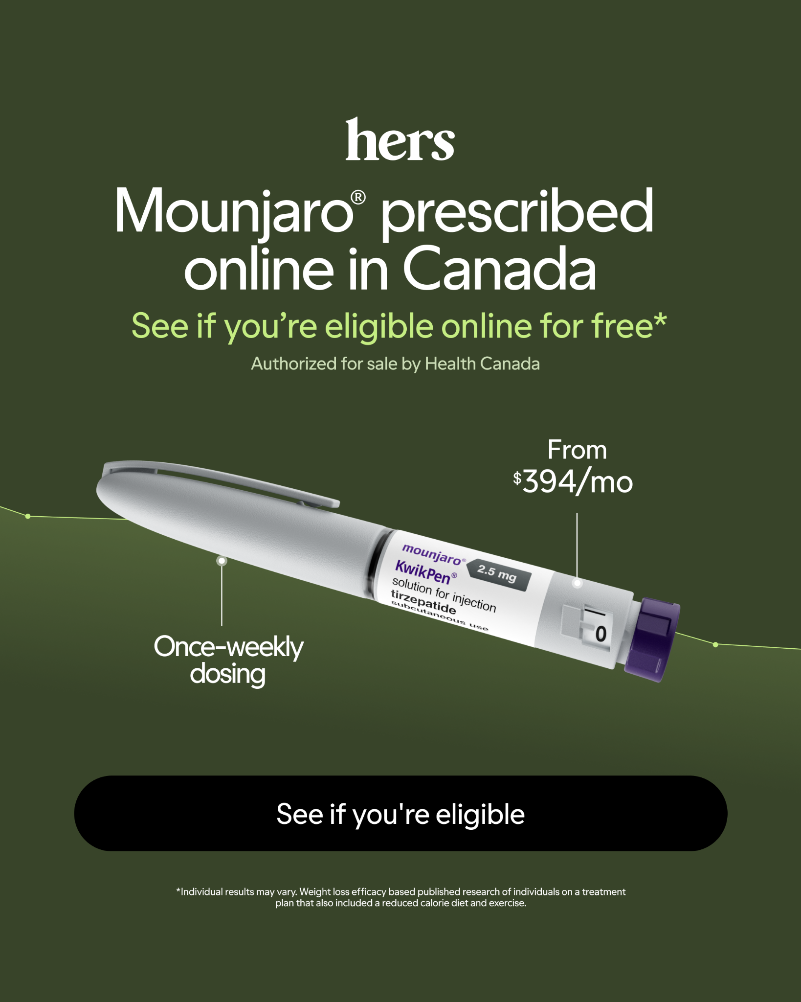 Hers Facebook ad