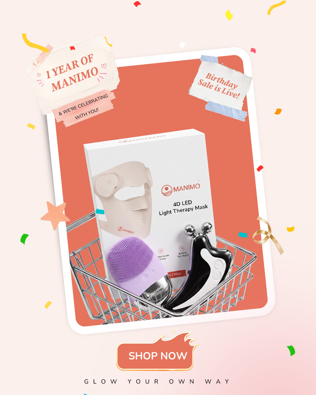 Manimo Facebook ad